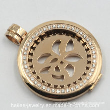Personalizado de aço inoxidável moda jóias pingente de moedas